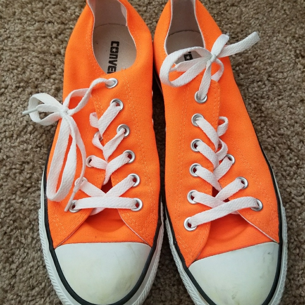 Orange converse